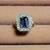 Vintage Natural Emerald Cut Iolite 14K Ring with Diamonds 22 thumbnail