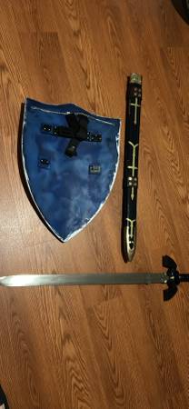 Leyenda de Zelda Réplicas de Espada y Escudo Maestros - ¡Acero Inoxidable REAL! - $75 (Kingsport)63441422520321121