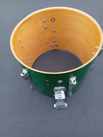 Vintage Pearl Musical Drum, For Parts Or Repair, Wood Rim Dented/bent 1