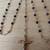 Fashion Gold w/ Gold and Black Bead Rosary Necklace Rose8 3 thumbnail