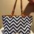 Dooney & Bourke Chevron Tote Bag 1 thumbnail