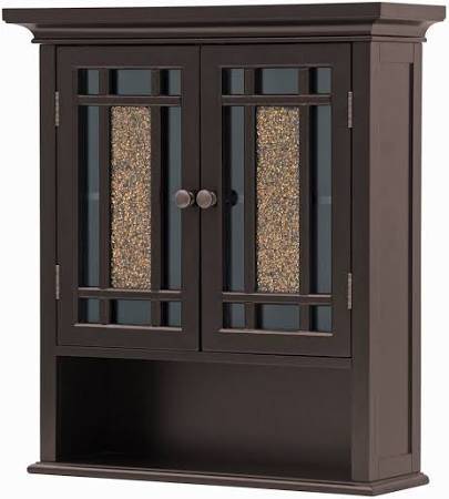 Espresso medicine cabinet....H 48 1