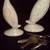 pearlescent SWAN STATUARY porcelain 4 thumbnail