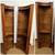 (2) Bassett Corner Bookcase. Corner Bookshelf Pair. Adjustable Glass S 1 thumbnail