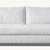 NEW RH Restoration Hardware 7' white sofa -- GREAT DEAL! 1 thumbnail