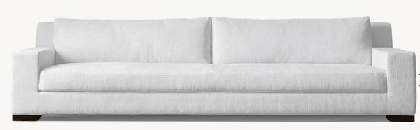 NEW RH Restoration Hardware 7' white sofa -- GREAT DEAL! 1