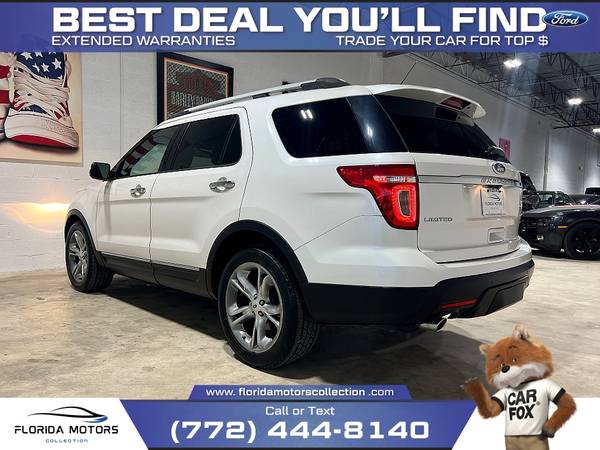2013 Ford Explorer Limited $206/mes, pocos kilómetros con registros de servicio - $9,999 ($4 TU COCHE @ Florida Motors Collection)63470425129729124