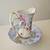 Vintage “Limoges China” Pitcher and Wash Basin Floral Pink Blue Gold 2 thumbnail