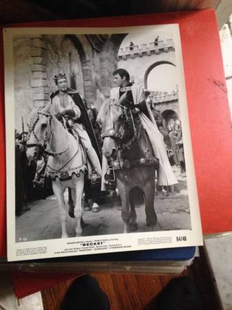 Richard Burton Peter O'Toole "Becket" original 8"x10" photo 1