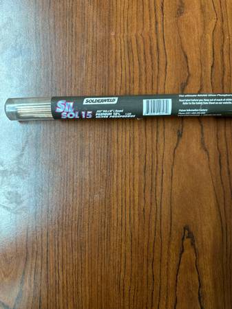 Solderweld SOL15 ultimate round silver-Phosphorus brazing rods 1