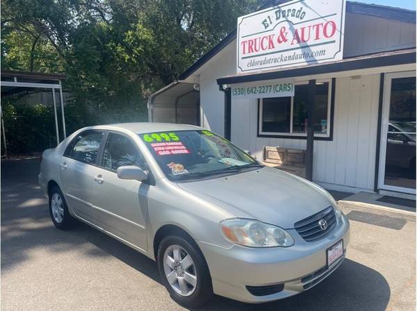 2003 Toyota Corolla  GAS SAVER & ULTRA LOW MILEAGE! Sedan - $6,995 (Eldorado Truck and Auto)63619407223555121