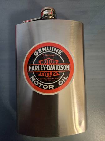 FLASK BY HARLEY DAVIDSON MOTOR OIL! 1