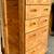 Classic Solid Yellow Pine 5 Drawer Bureau Chest  (2 available) 2 thumbnail