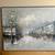 Lee Reynolds  Huge Cityscape Signed Oil Painting Mid Century Modern 9 thumbnail