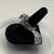 Sterling Silver & Large Cubic Zirconia Ring Size 5 1/4 2 thumbnail
