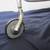 Vintage 1999 IKEA Strind Glass & Metal Rolling End Side Table 3 thumbnail