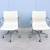 Herman Miller Eames Aluminum Group Management Chair in Ivory Leather 6 thumbnail