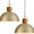 2 Pack Large Hammered Pendant Light Fixtures, 16 Inch 1 thumbnail