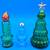 Lot of 3 AVON Glass Decanters (Empty) Candle, Angel & Christmas Tree 1 thumbnail