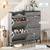 Shoe Cabinet, Large Shoe Storage Organizer Cabinet with 4 Flip Drawers 3 thumbnail