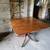 Square wood drop-leaf dining table 7 thumbnail