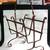 Rare 1920s-40s Vintage Wrought Iron Magazine Rack, Great Condition 1 thumbnail