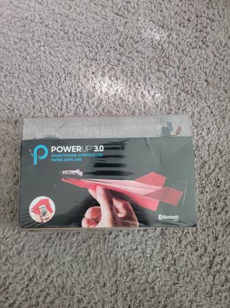New POWERUP 3.0 Smartphone Controlled Paper Airplane, Bluetooth 1