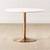 CB2 Odyssey Round White/Brass Table 1 thumbnail