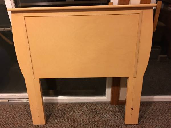 Solid maple twin headboards 1
