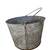 VINTAGE METAL ROUND BUCKET WITH HANDLE 2 thumbnail
