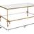 HORCHOW Chloe / Luxe Gold Twisted Iron Tassel Rope Coffee Table 4 thumbnail