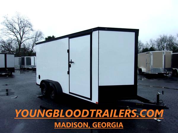 7x16 Enclosed Trailer 7 Ft Interior Height 1