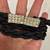 Black Braided Skinny Bet with Rhinestone Clasp 5 thumbnail
