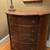 Vintage Mahogany Demilune Chest of Drawers with pie-patched Top 1 thumbnail