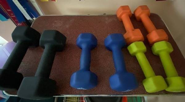4 Sets of Hand Weights 1