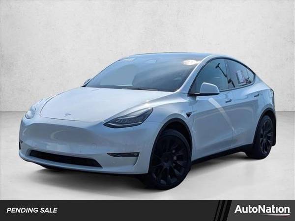 2021 Tesla Model Y Long Range AWD All Wheel Drive SUV Electric AUTONATION 1