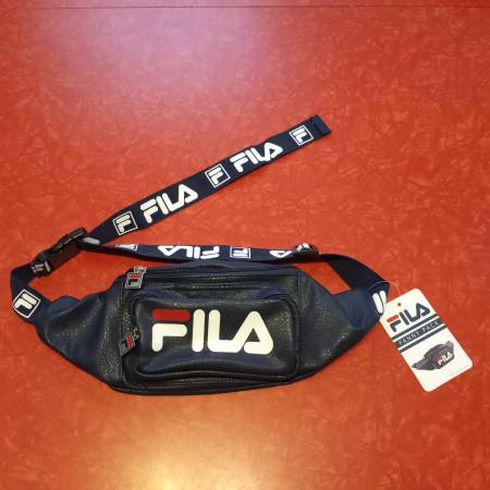 NEW Vintage Retro FILA Fanny Pack Waist Bag Navy 1
