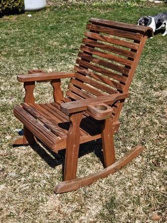 Cedar rocking chair 1