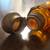 1800's VICTORIAN AMBER DOUBLE ENDED PERFUME SCENT BOTTLE 5 thumbnail