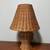 Natural Weaving Wicker Rattan Shaded Table Lamp BoHo Accent Decor 7 thumbnail