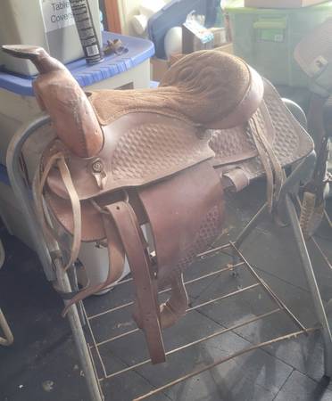 Kids Youth Horse PONY SADDLE  Quality Leather 1