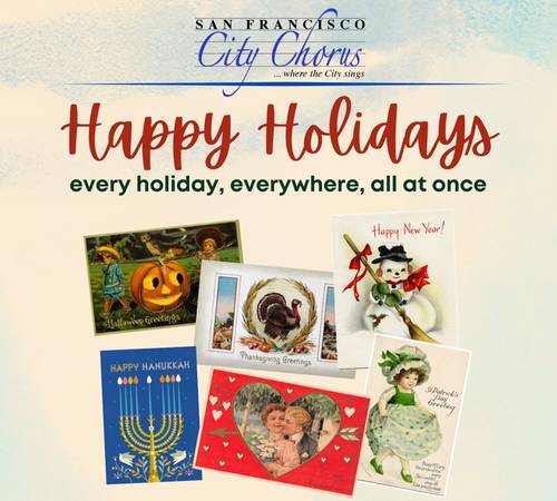 SF City Chorus Presents A Happy Holidays Concert Nov 15 1