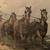 Vintage Oil Painting American Texas Artist Cecil Young Stagecoach RARE 2 thumbnail