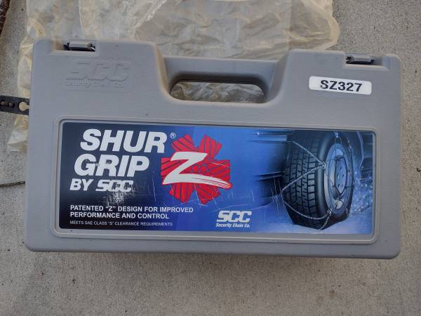 SCC SZ327 Shur Grip Super Z Passenger Car Tire Traction Chain - Set of 1