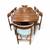 Vintage Mid Century Modern Walnut Dining Set, Lane Perception style 2 thumbnail
