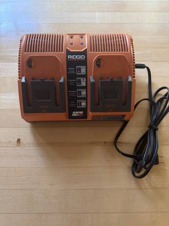 Rigid 18V Dual  Ni Cad battery charger ( Ni Cad only) 1