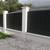 Louvered Screen Metal Fence Panels (6'Hx6'W) Black, White or Brown 15 thumbnail