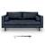 Article Sven 72" Tufted Leather Loveseat - Oxford Blue 8 thumbnail