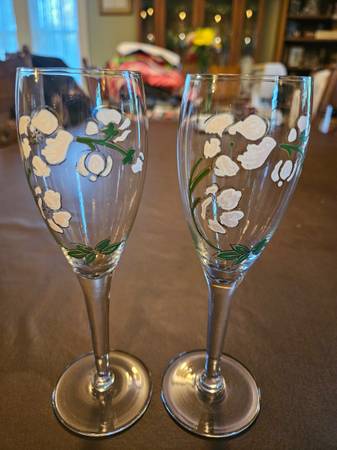 Perrier Jouet Belle Epoque Champagne Flutes, set of 2 1