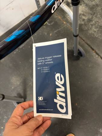 Drive Lightweight Folding Walker 1